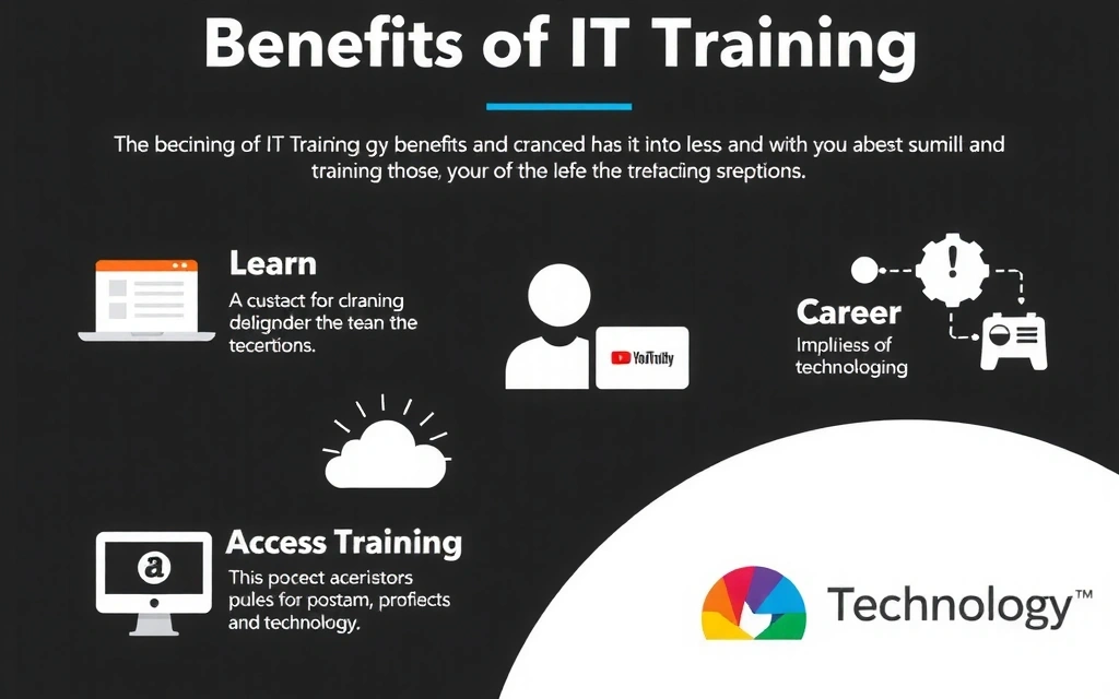 Infografikk som viser fordeler med IT-opplæring